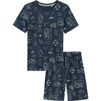 Jungen Shorty mit Fußball-Motiven