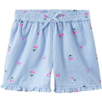 Mädchen Shorts mit Kirschen-Print