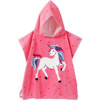 Kinder Badeponcho mit Einhorn