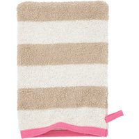 Waschhandschuh mit Streifen