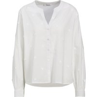 Damen Bluse mit Herzchen-Applikationen