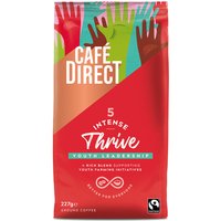 Cafédirect Fairtrade Thrive Intense Roast Ground Coffee - 227g