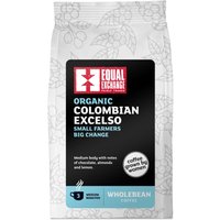 Equal Exchange Organic Colombian Excelso Whole Coffee Beans - 200g