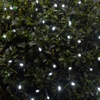Solar Powered White String Lights - 50 LED