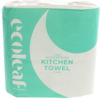 Ecoleaf Recycled Paper Kitchen Towel - Pack of 2