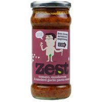 Zest Free From Tomato Mushroom & Smoked Garlic Pasta Sauce - 350g