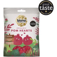 Biona Organic Pomegranate Heart Sweets - 75g