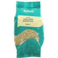 Suma Prepacks Organic Brown Long Grain Rice - 750g