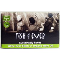 Fish 4 Ever White Tuna Fish in Organic Olive Oil - 120g