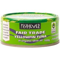 Fish 4 Ever Yellowfin Tuna Fish in Organic Olive Oil - 160g