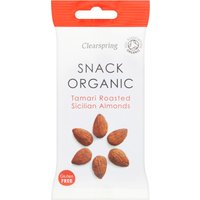 Clearspring Tamari Roasted Sicillian Almonds - 30g