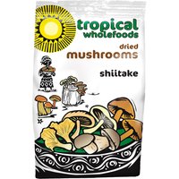 Tropical Wholefoods Dried Shiitake Mushrooms - 50g