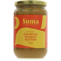 Suma Organic Peanut Butter - Crunchy - Unsalted - 700g