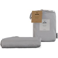 Panda Quiet Grey Fitted Bamboo Sheet - King
