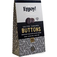 Enjoy Salted Caramel Filled Vegan Chocolate Buttons - 96g
