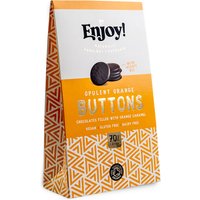Enjoy Orange Caramel Filled Vegan Chocolate Buttons - 96g