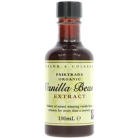 Taylor & Colledge Fairtrade Organic Vanilla Bean Extract - 100g