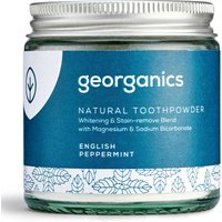Georganics Natural Toothpowder - English Peppermint - 120ml