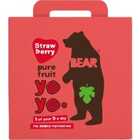 Bear Strawberry Yoyo Pure Fruit Rolls Multipack - 5 x 20g