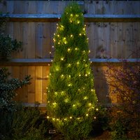 Solar Powered Warm White String Lights - 50 LED