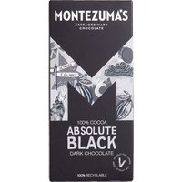 Montezumas Absolute Black 100% Cocoa Chocolate Bar - 90g