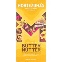Montezumas Butter Nutter Peanut Butter Truffle Filled Milk Chocolate Bar - 90g
