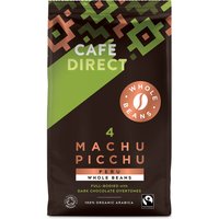 Cafédirect Fairtrade Organic Machu Picchu Coffee Beans - 750g