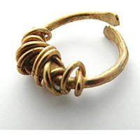La Jewellery Recycled Brass Fil Embale Ring