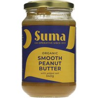 Suma Organic Peanut Butter - Smooth - Salted - 340g