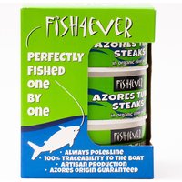 Fish 4 Ever Skipjack Tuna Steaks in Organic Olive Oil - 3 x 160g