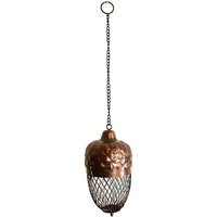 Recycled Brass Acorn Bird Feeder