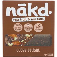 Nakd Cocoa Delight Bar - Pack of 4