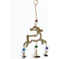 Brass Chime Reindeer