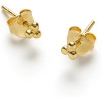 So Just Shop Gold Triad Earrings