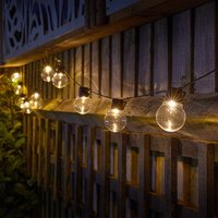 Solar GlowBulb String Lights - 20