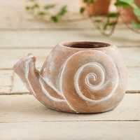 Terracotta Snail Planter