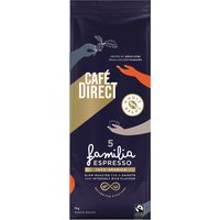 Cafédirect Fairtrade Familia Arabica Espresso Coffee Beans - 1kg