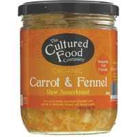 The Cultured Food Company Organic Carrot & Fennel Raw Sauerkraut - 400g