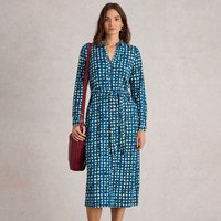 White Stuff Organic Annie Shirt Dress - Blue