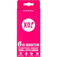 XO! Hi-Sensation Vegan Condoms - Pack of 6