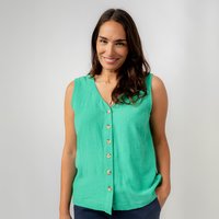 Lily & Me Allium Vest - Green