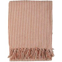 Ian Snow Recycled Striped Throw - Red