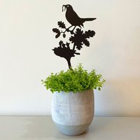 A Blackbird Sang Indoor Pot Stem - Blackbird