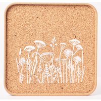 LIGA Eco Cork Tray - Flowers