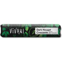 Vivani Organic Dark Nougat Croccante Chocolate - 35g