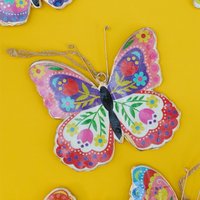 Folk Metal Butterfly Decoration