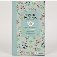 English Tea Shop Sips of Energy Tea Library - 8 Tea Bag Sachets
