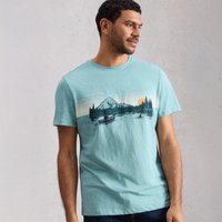 White Stuff Abersoch Fishin Fairtrade Graphic T-Shirt