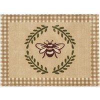 Bumblebee Conservation Trust Beige Beehive Doormat - 65 x 85cm