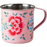 Chrysanthemum Hand Painted Mug - Pink